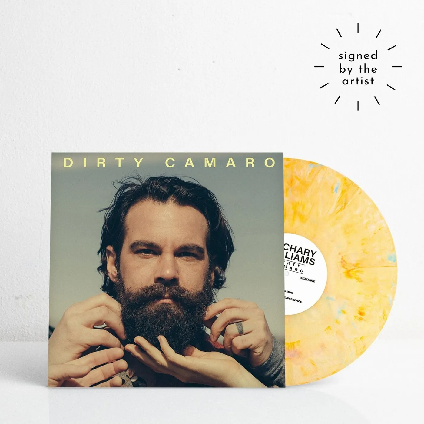 Zachary Williams Dirty Camaro (Signed Popcorn Swirl Vinyl)