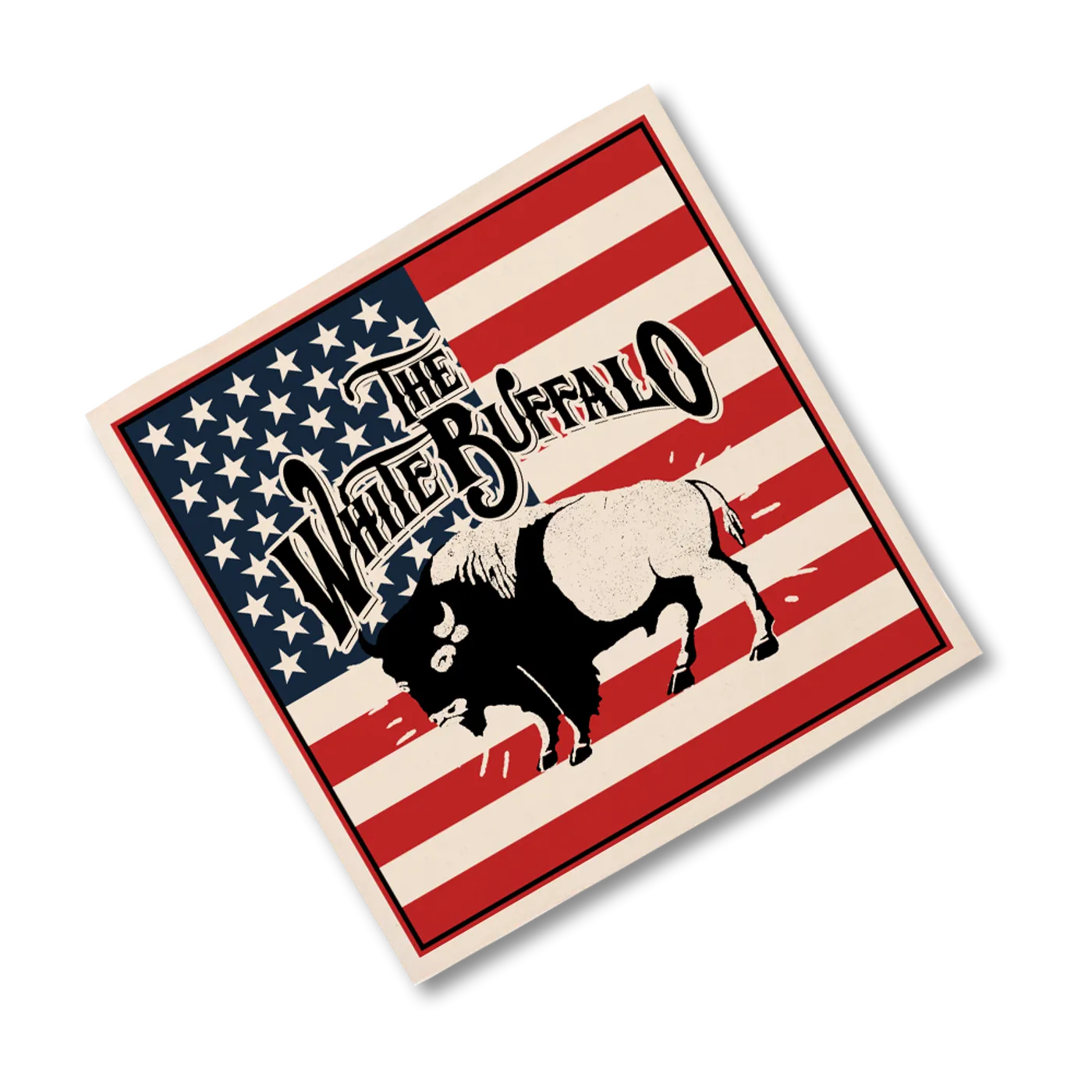 The White Buffalo Red, White, and Blueffalo Bandana