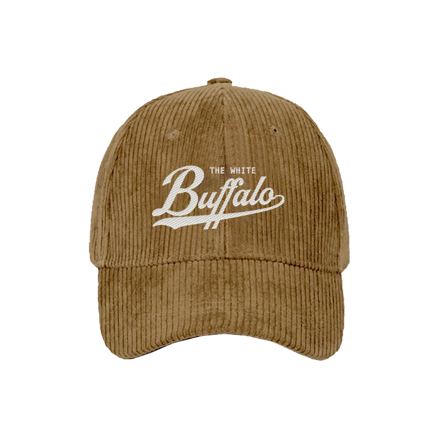 The White Buffalo Logo Brown Corduroy Hat
