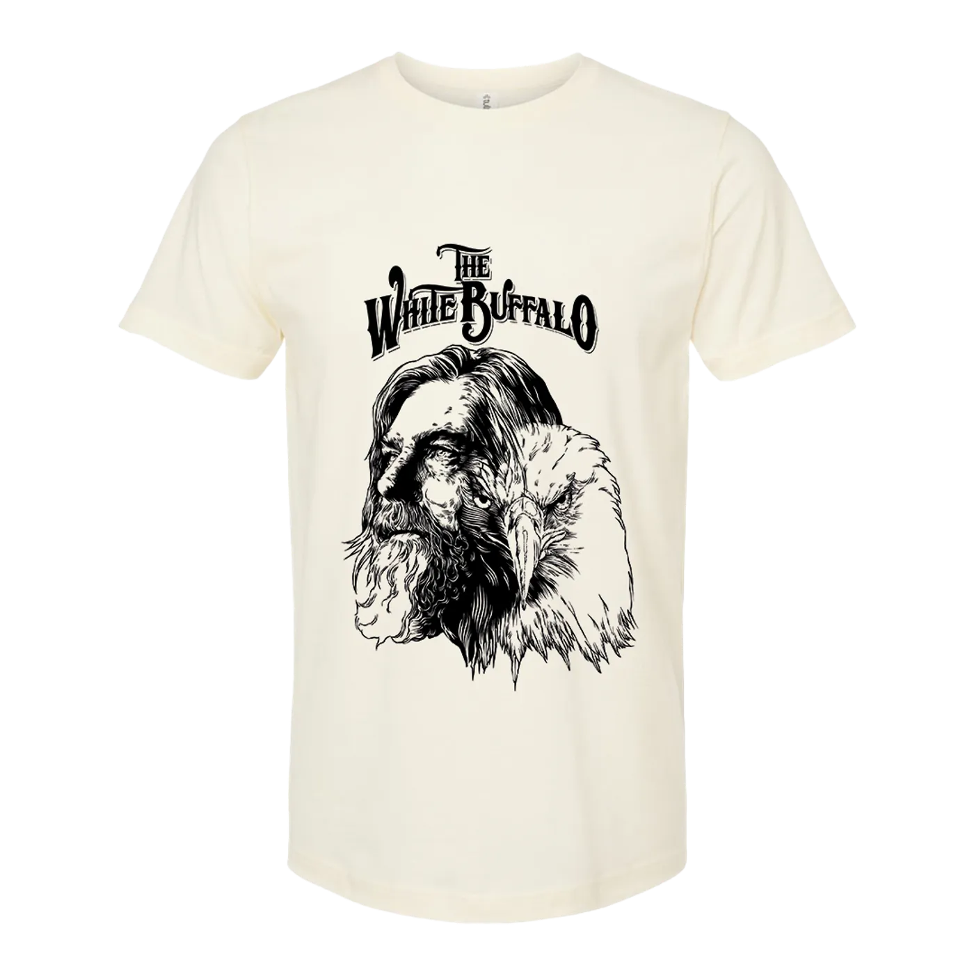The White Buffalo Eagle Face Natural Tee