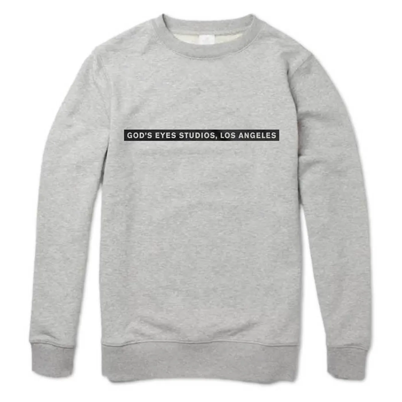 Calvin Harris GOD'S EYES STUDIOS' HEATHER GREY CREWNECK