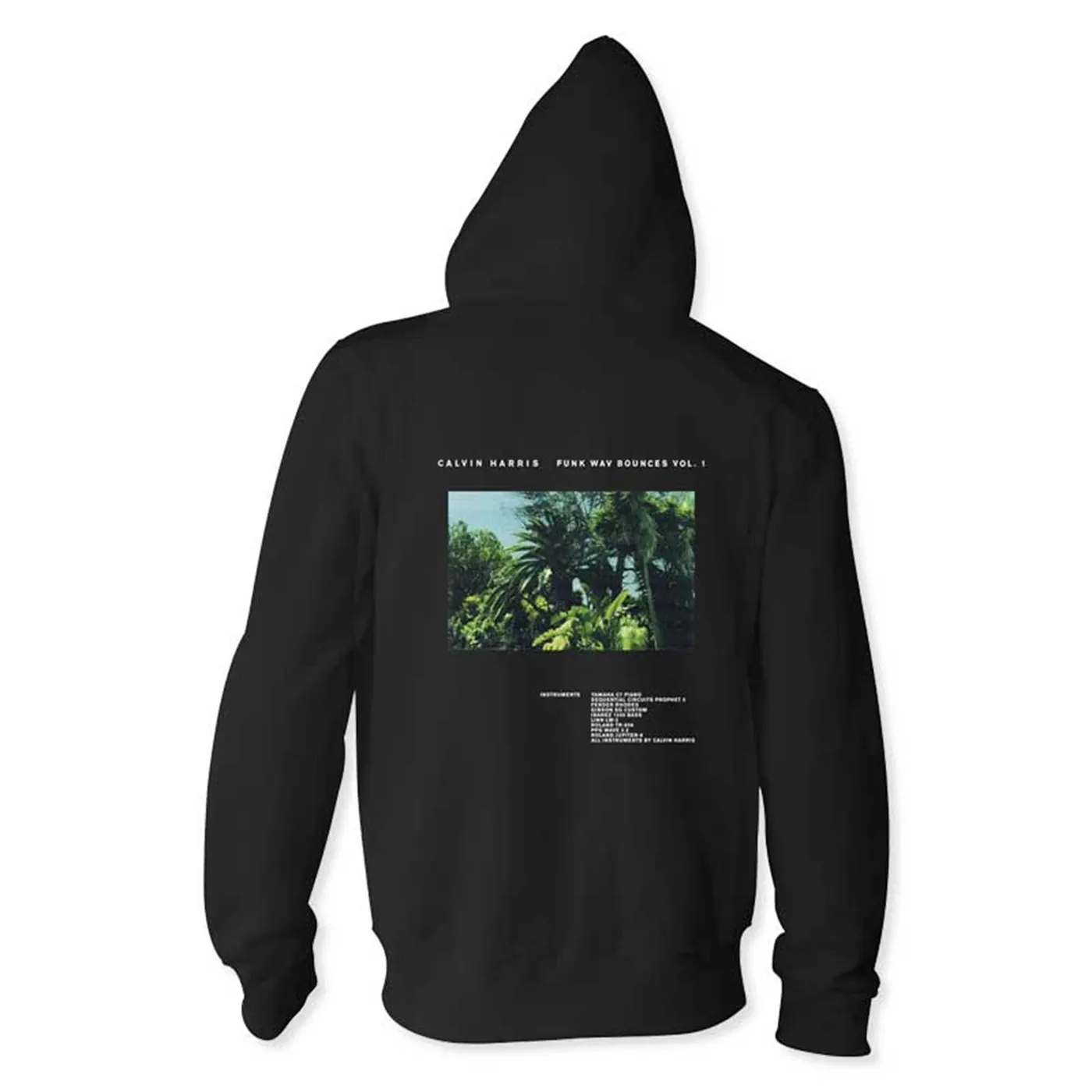 CALVIN HARRIS 'SLIDE' BLACK PULLOVER