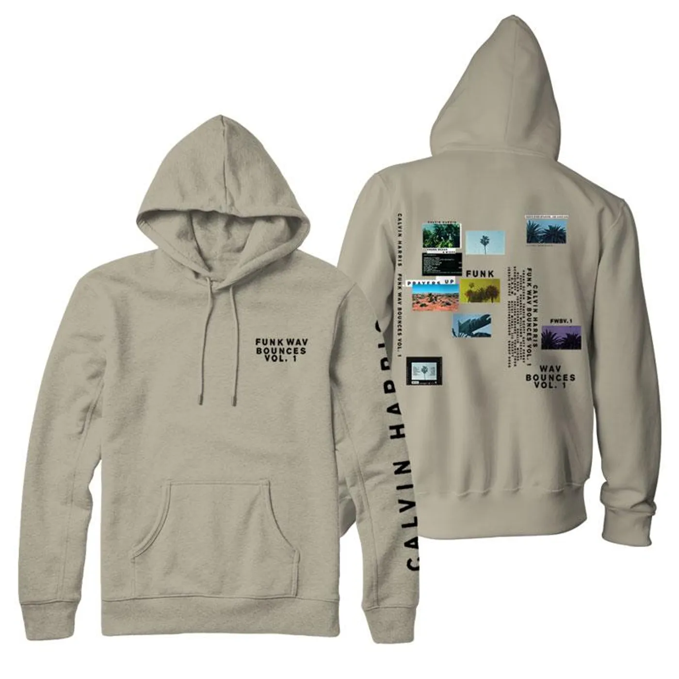 Calvin Harris FUNK WAVE BOUNCES SAND PULLOVER HOODIE