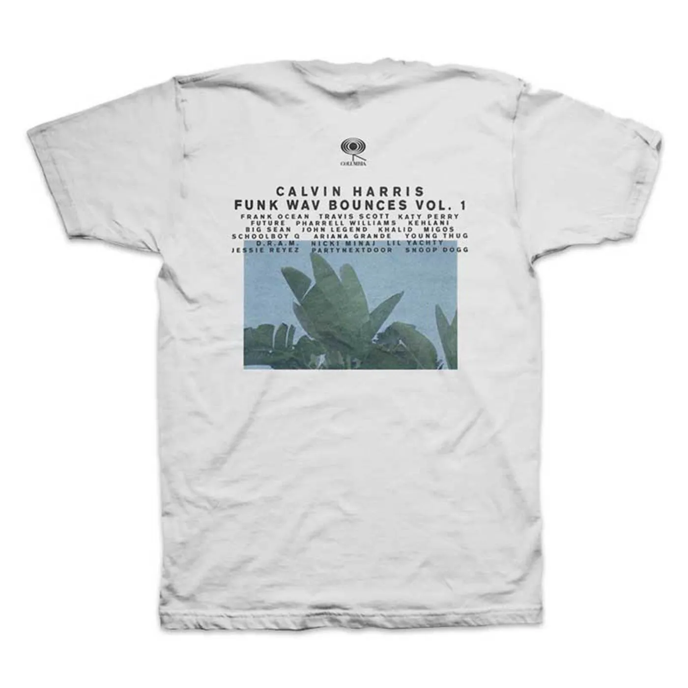 CALVIN HARRIS 'GOD'S EYES STUDIOS' WHITE TEE