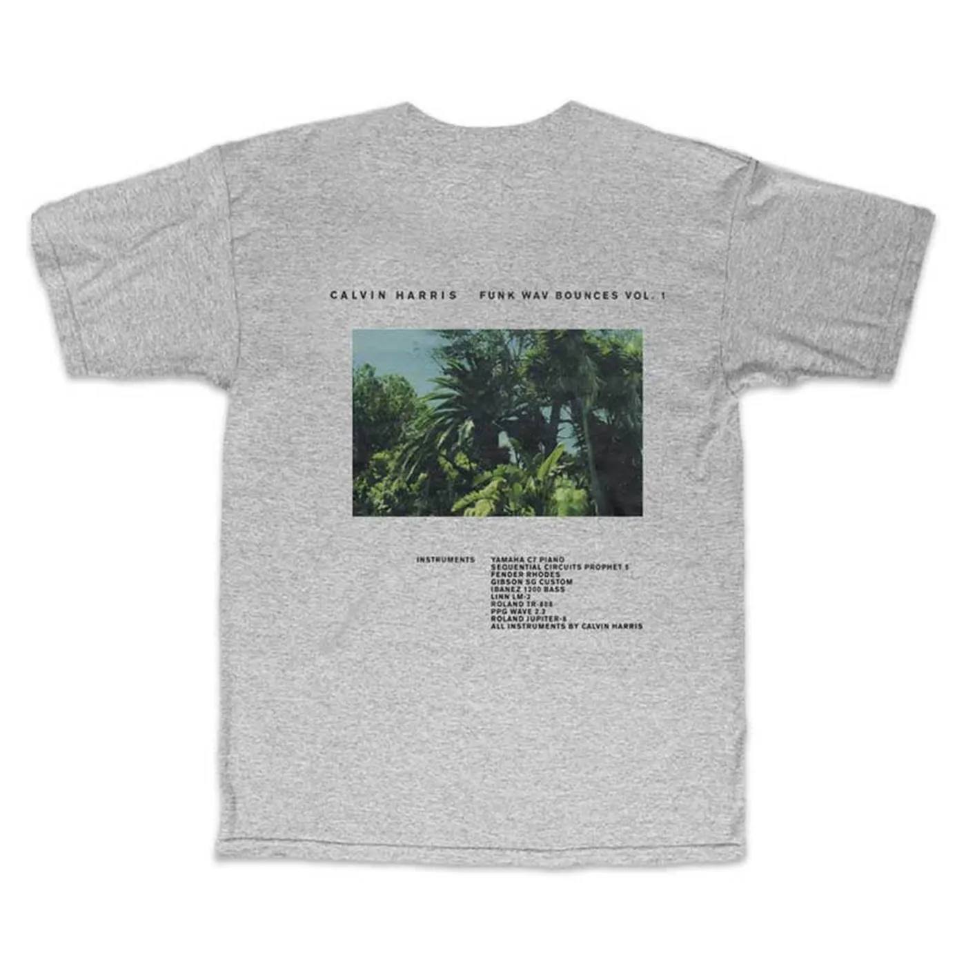 CALVIN HARRIS 'SLIDE' HEATHER GREY TEE