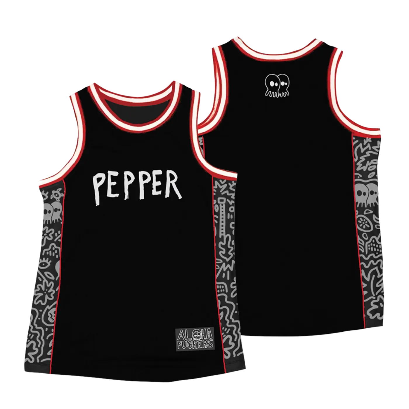 Pepper ALOHA FUCKERS BLACK JERSEY