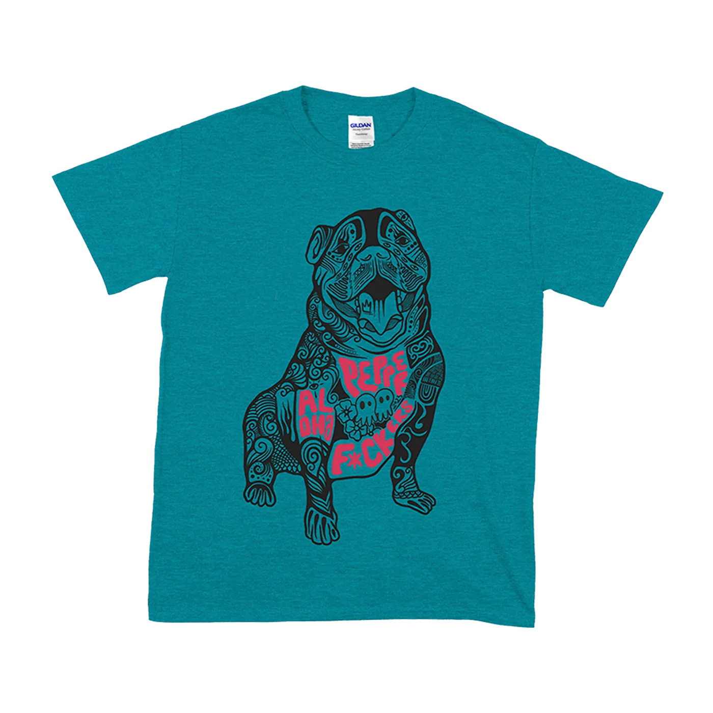 Pepper Mishka Aloha F*uckers Tropical Blue Tee
