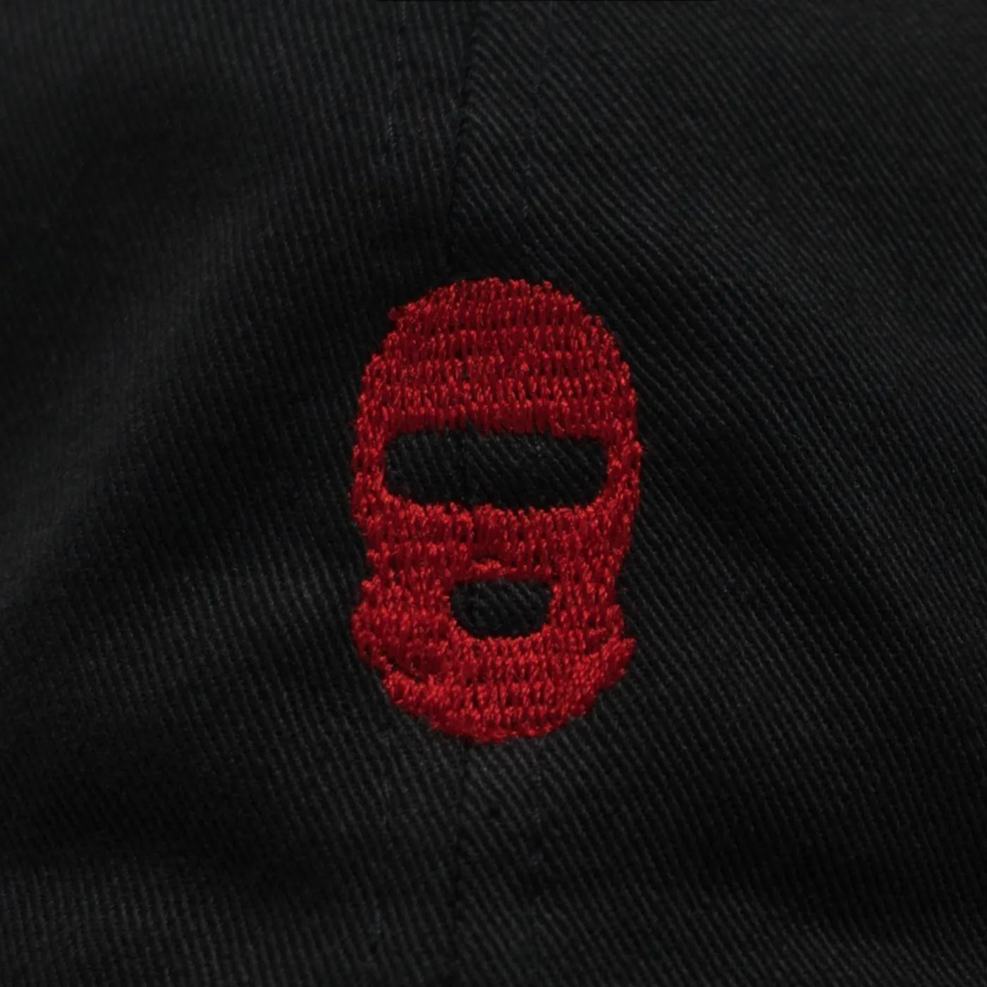 SOB X RBE SKI MASK DAD HAT - BLACK