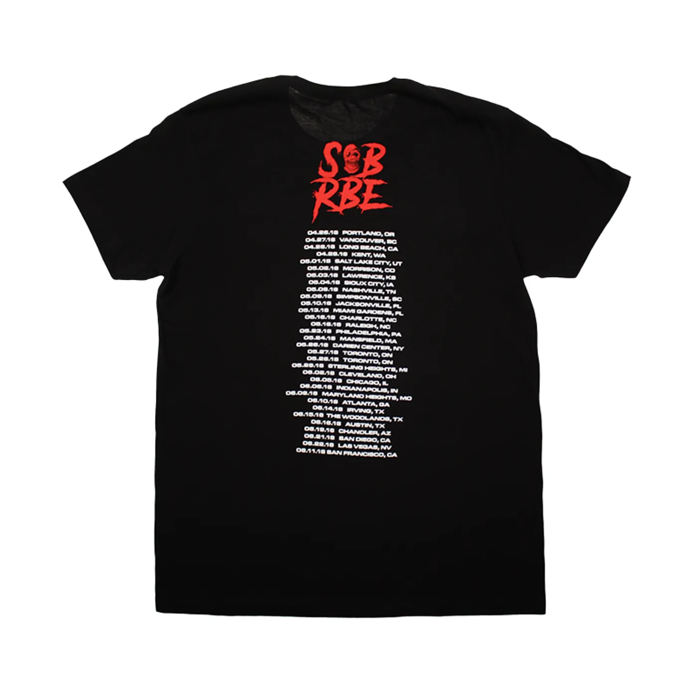 SOB X RBE PHOTO TEE - BLACK