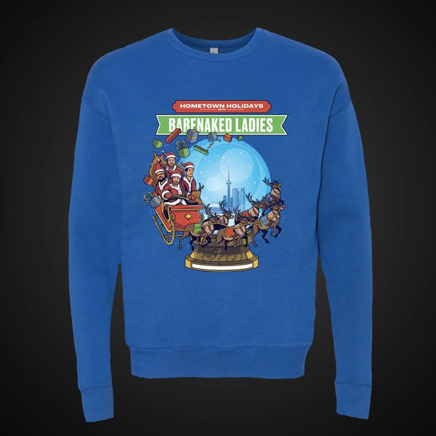 Barenaked Ladies Hometown Holidays Blue Sweatshirt