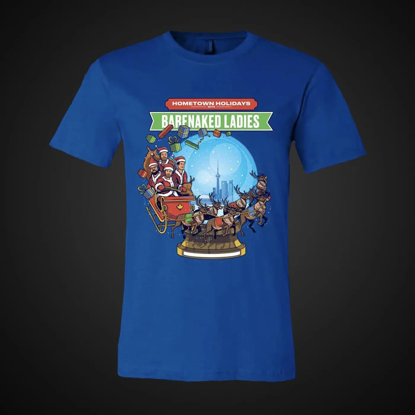 Barenaked Ladies Hometown Holidays Blue T-shirt