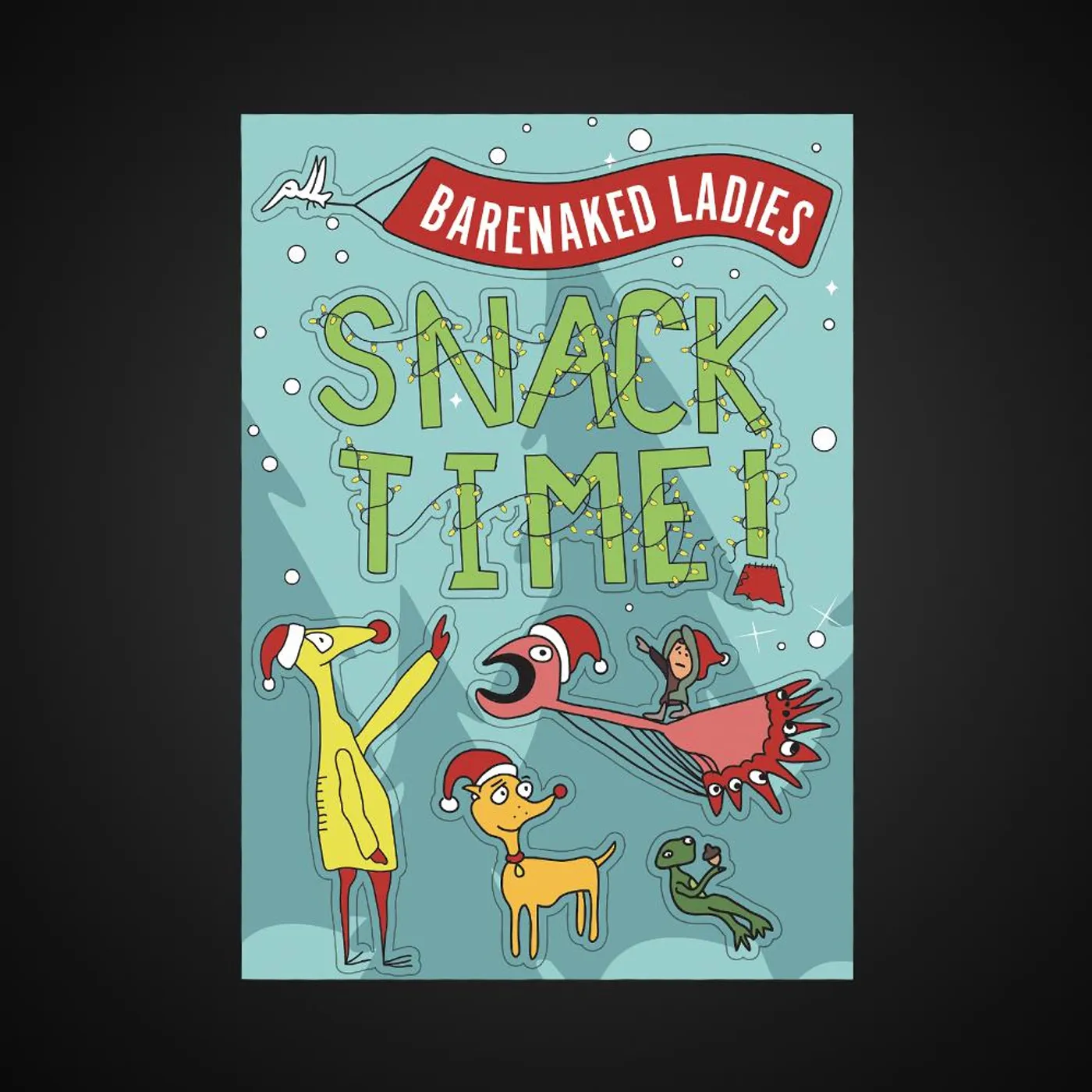 Barenaked Ladies Snacktime! Sticker Sheet