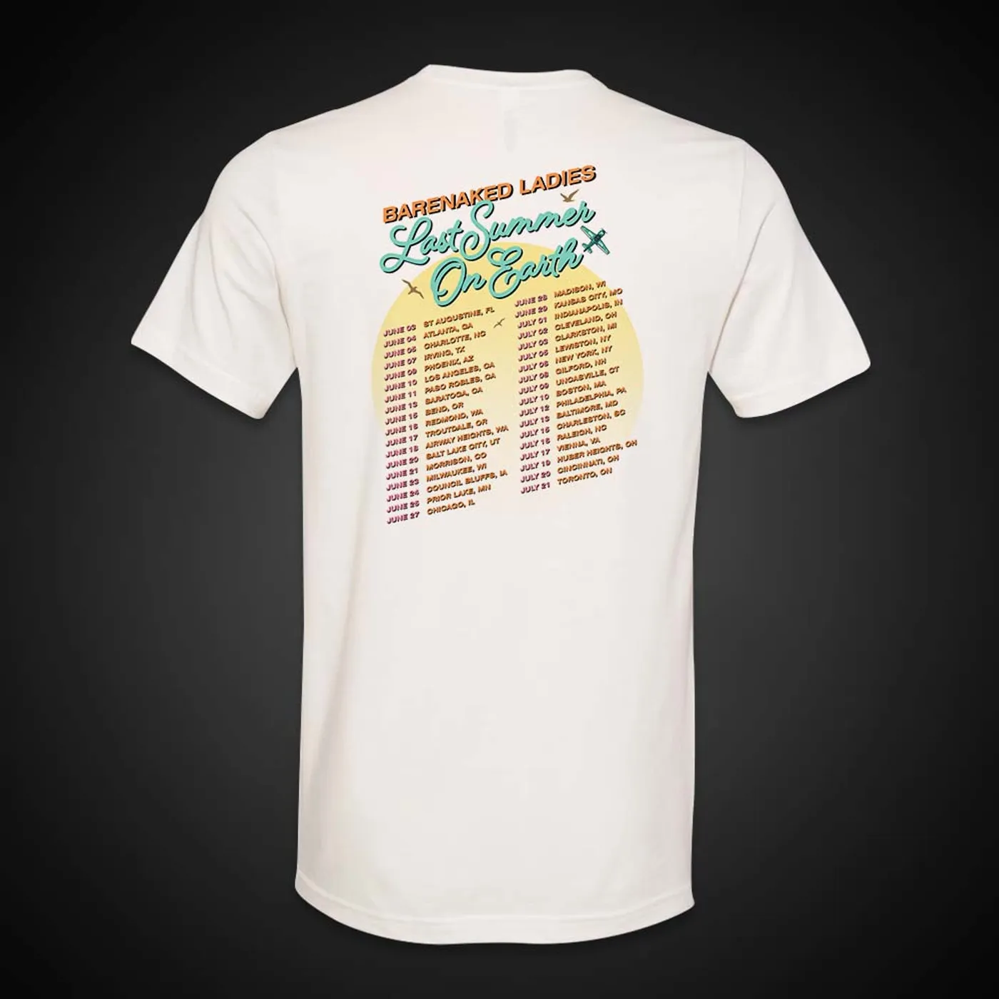 Barenaked Ladies BNL LSOE 2022 Tour Natural Tee