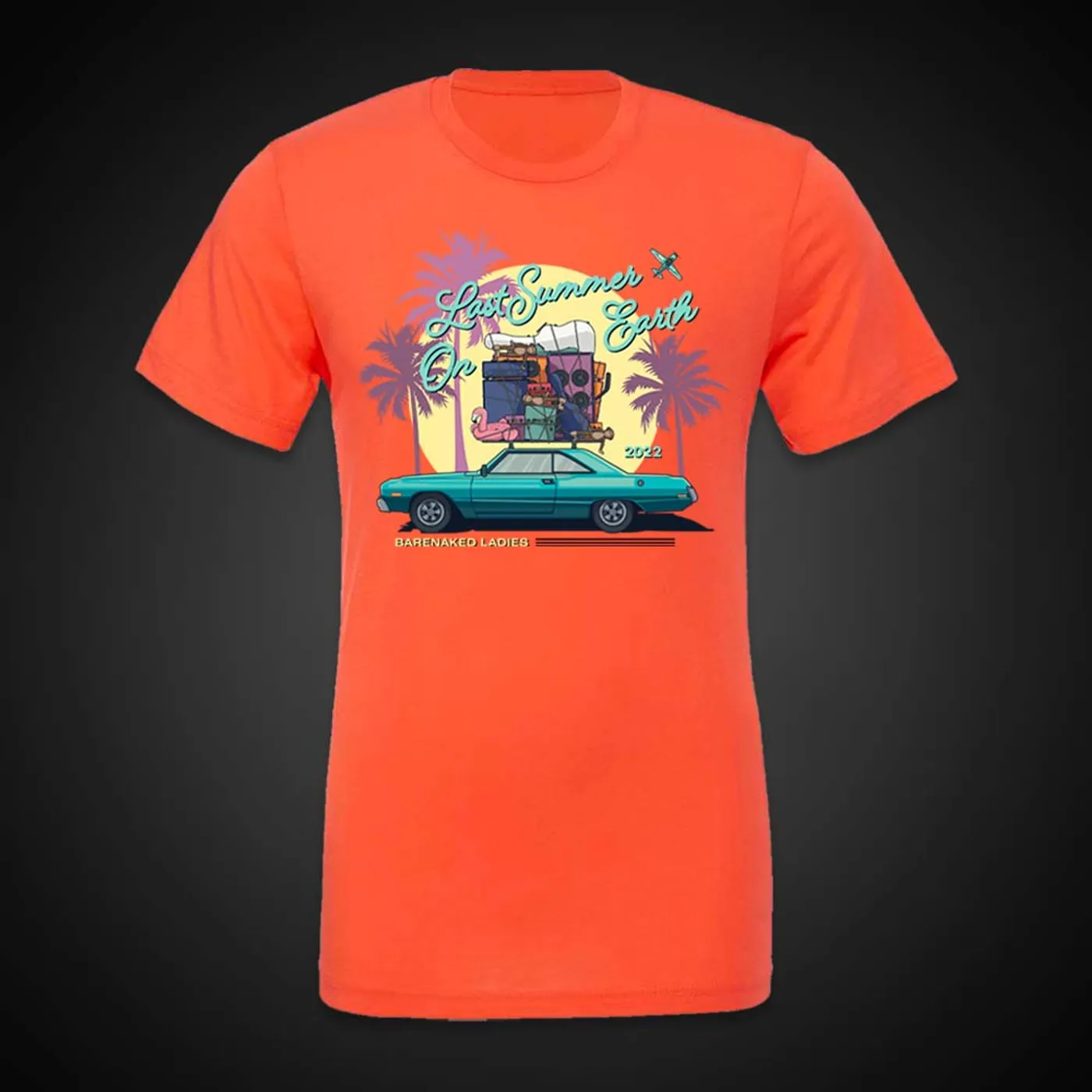 Barenaked Ladies BNL LSOE 2022 Tour Coral Tee