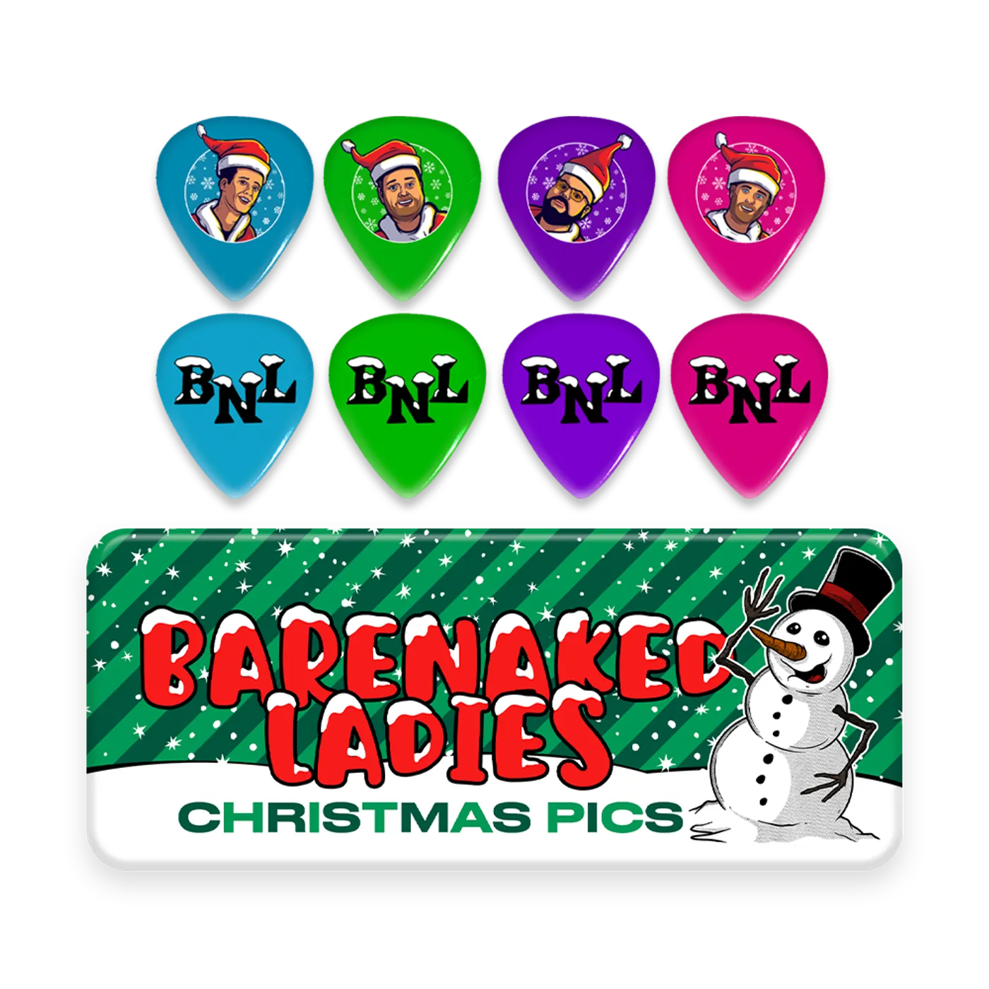 Barenaked Ladies Christmas Pics Guitar Pick Set