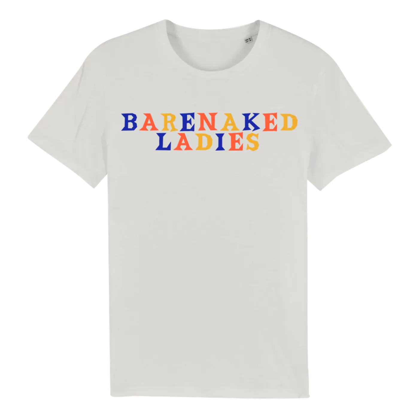 Barenaked Ladies Retro Logo Vintage White Tee