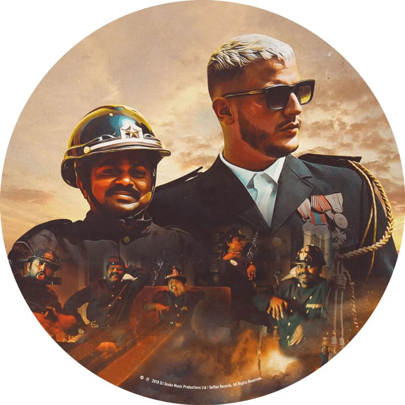 DJ Snake TAKI TAKI / MAGENTA RIDDIM PICTURE VINYL