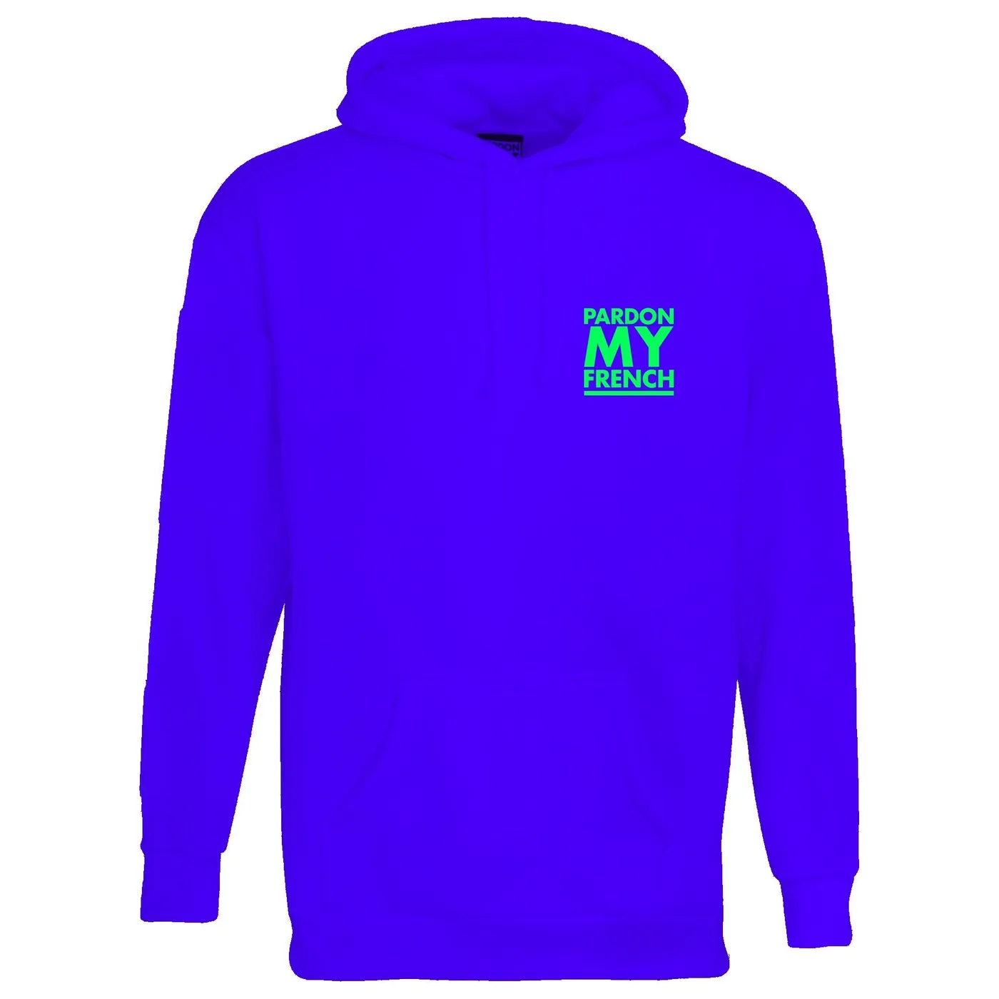 Pardon My French HOODIE PMF CLASSIC LOGO BLUE