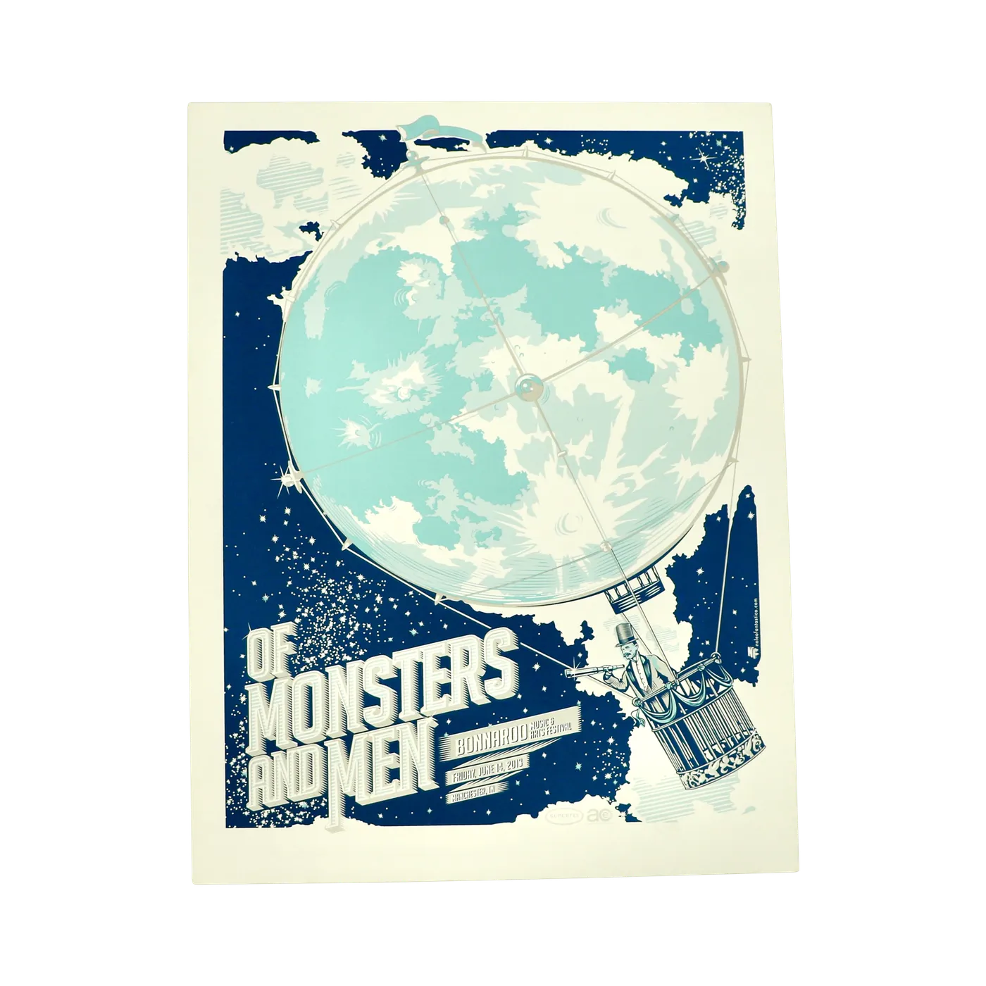 Of Monsters and Men Bonnaroo Poster