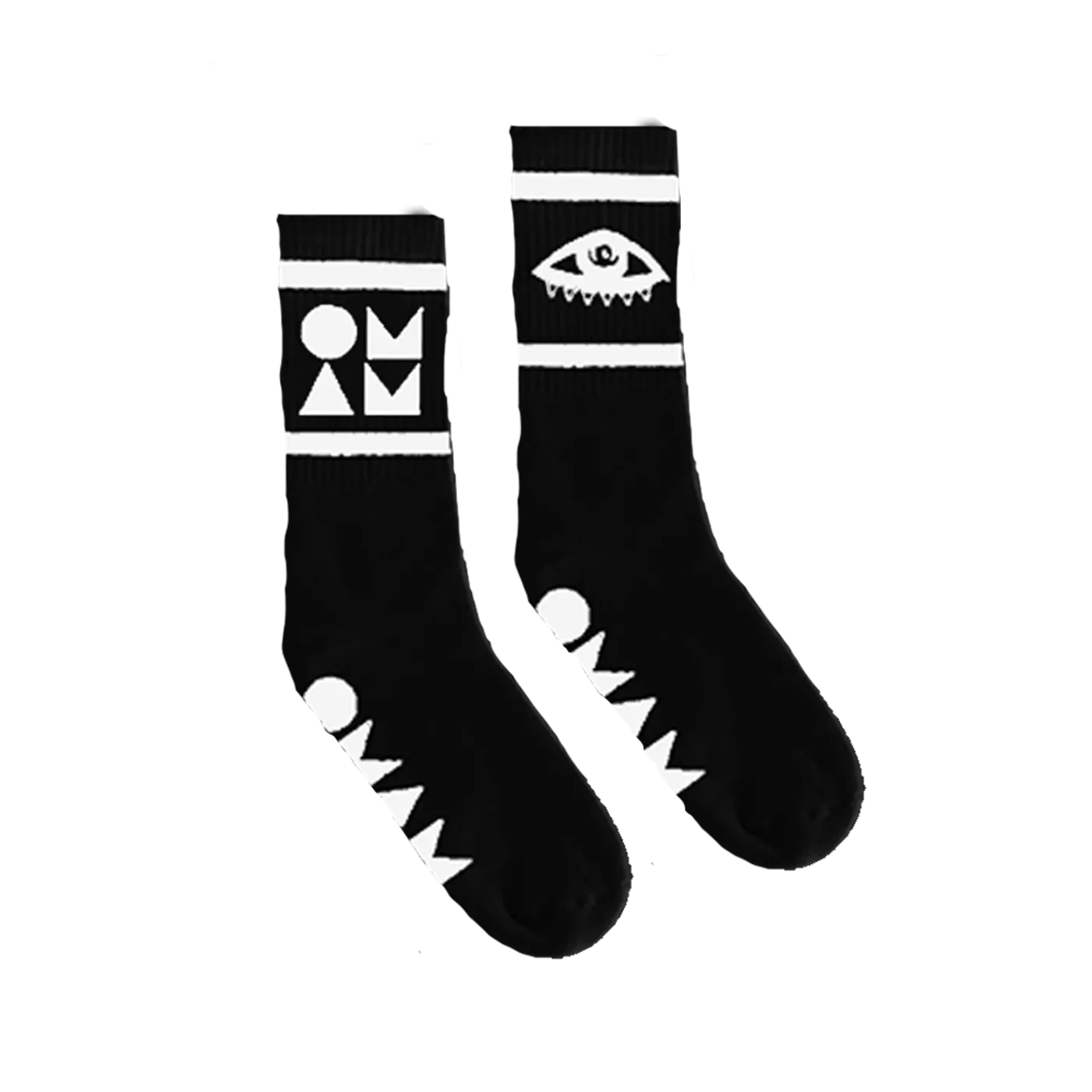 Of Monsters and Men OMAM LOGO BLACK SOCKS