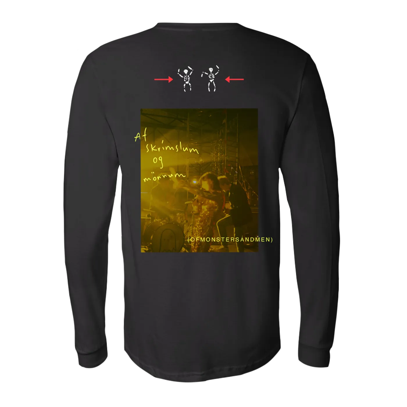 Of Monsters and Men OMAM "OMAM MONSTER" Black Longsleeve