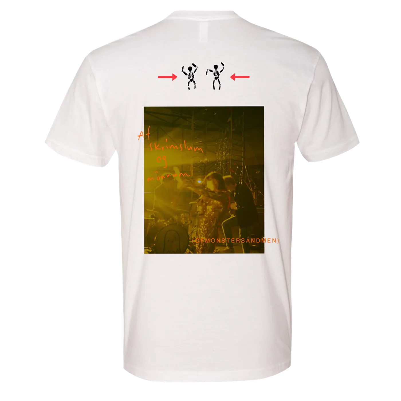 Of Monsters and Men OMAM "OMAM MONSTER" White Tee