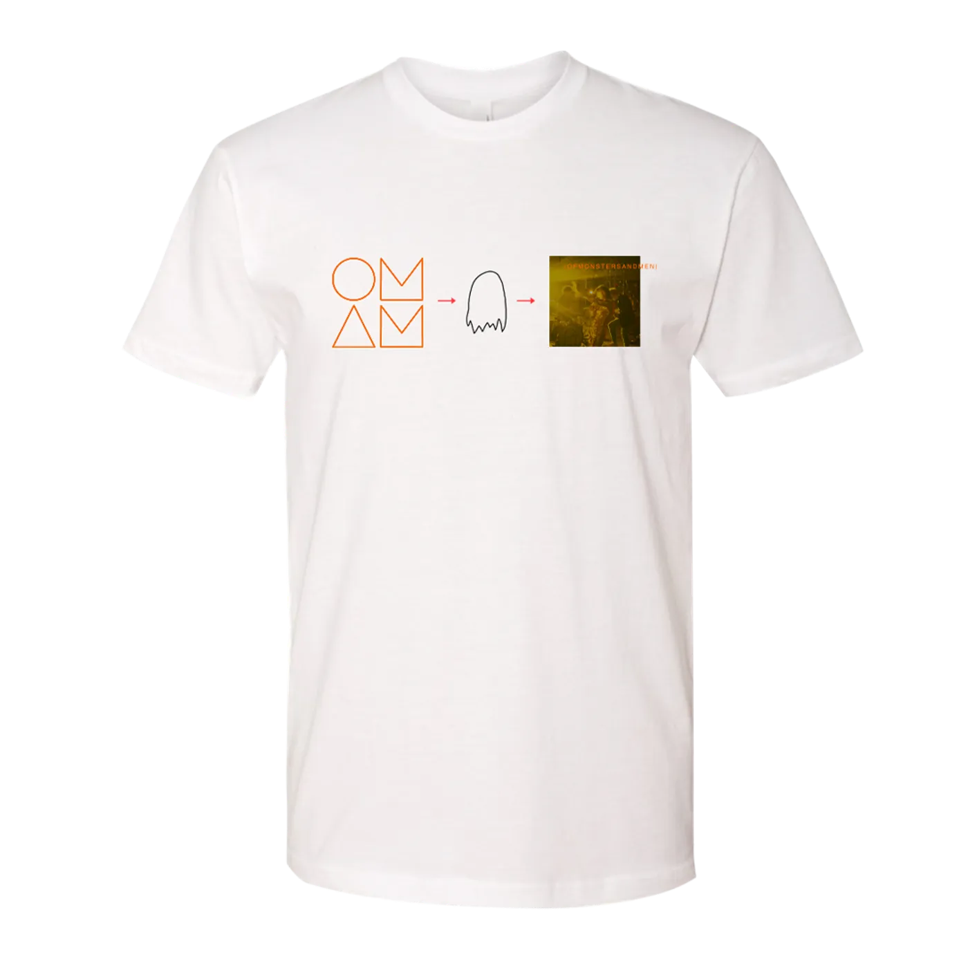 Of Monsters and Men OMAM "OMAM MONSTER" White Tee