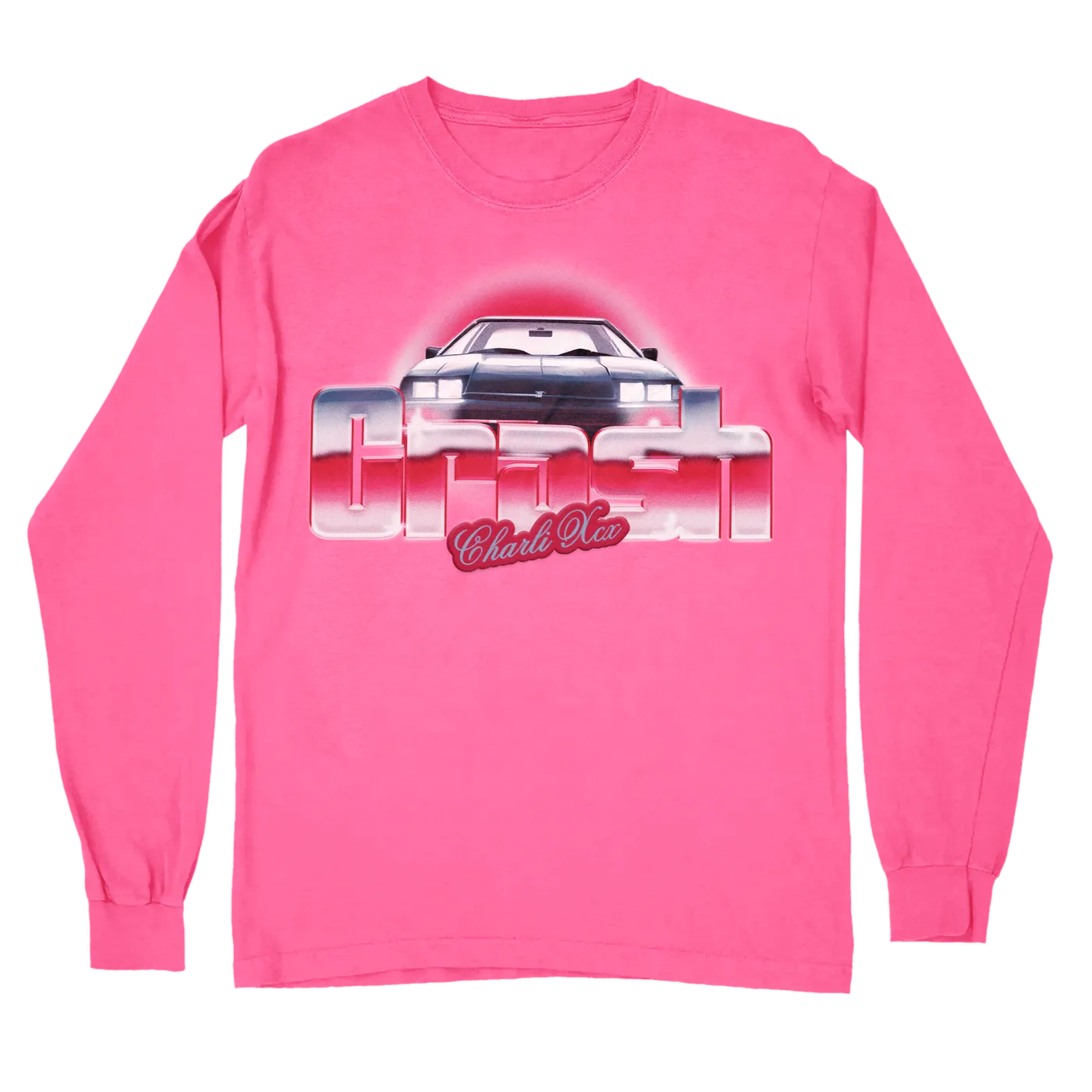 Charli xcx Crash Pink Long Sleeve