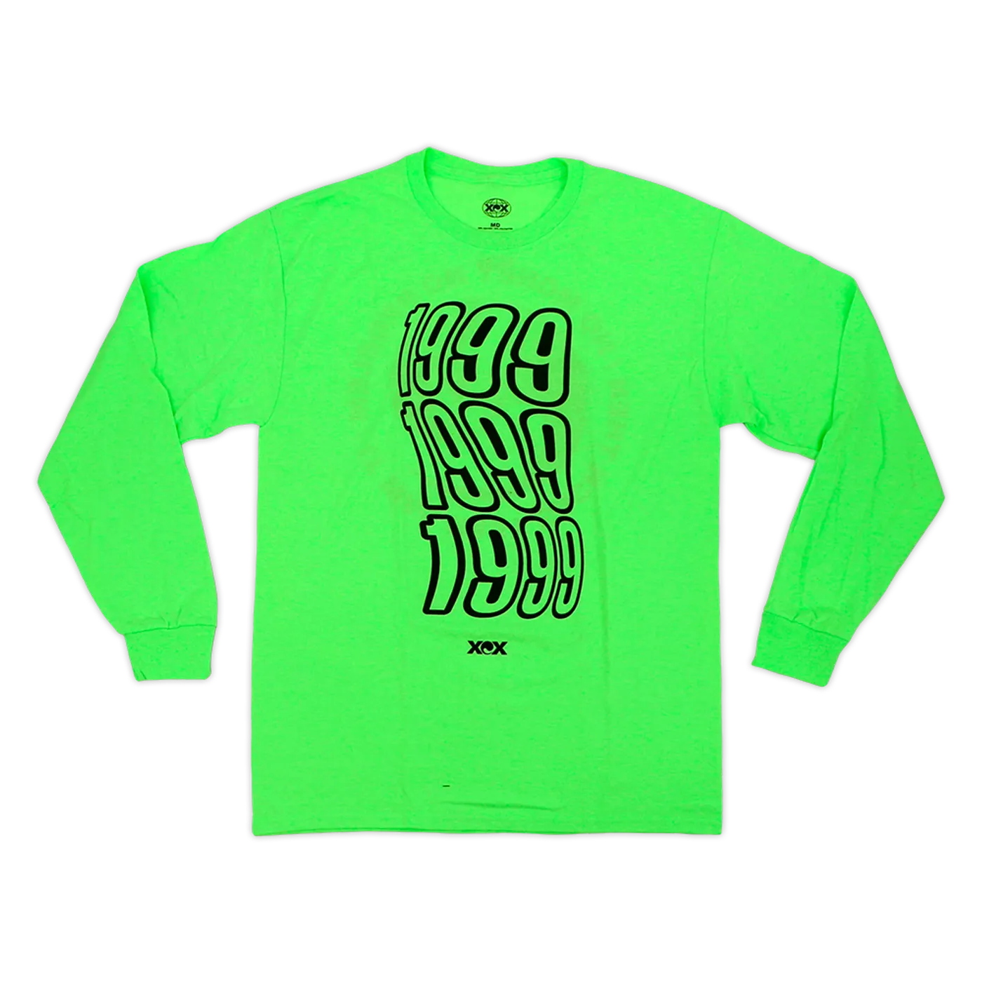 CHARLI XCX '1999 LOGO' GREEN L/S TEE