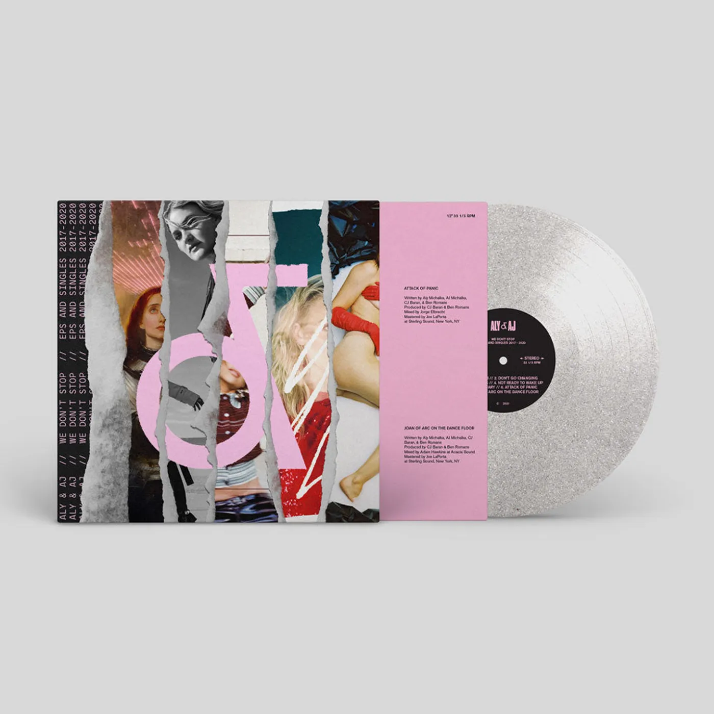 Aly & AJ We Don't Stop 1LP Silver Vinyl