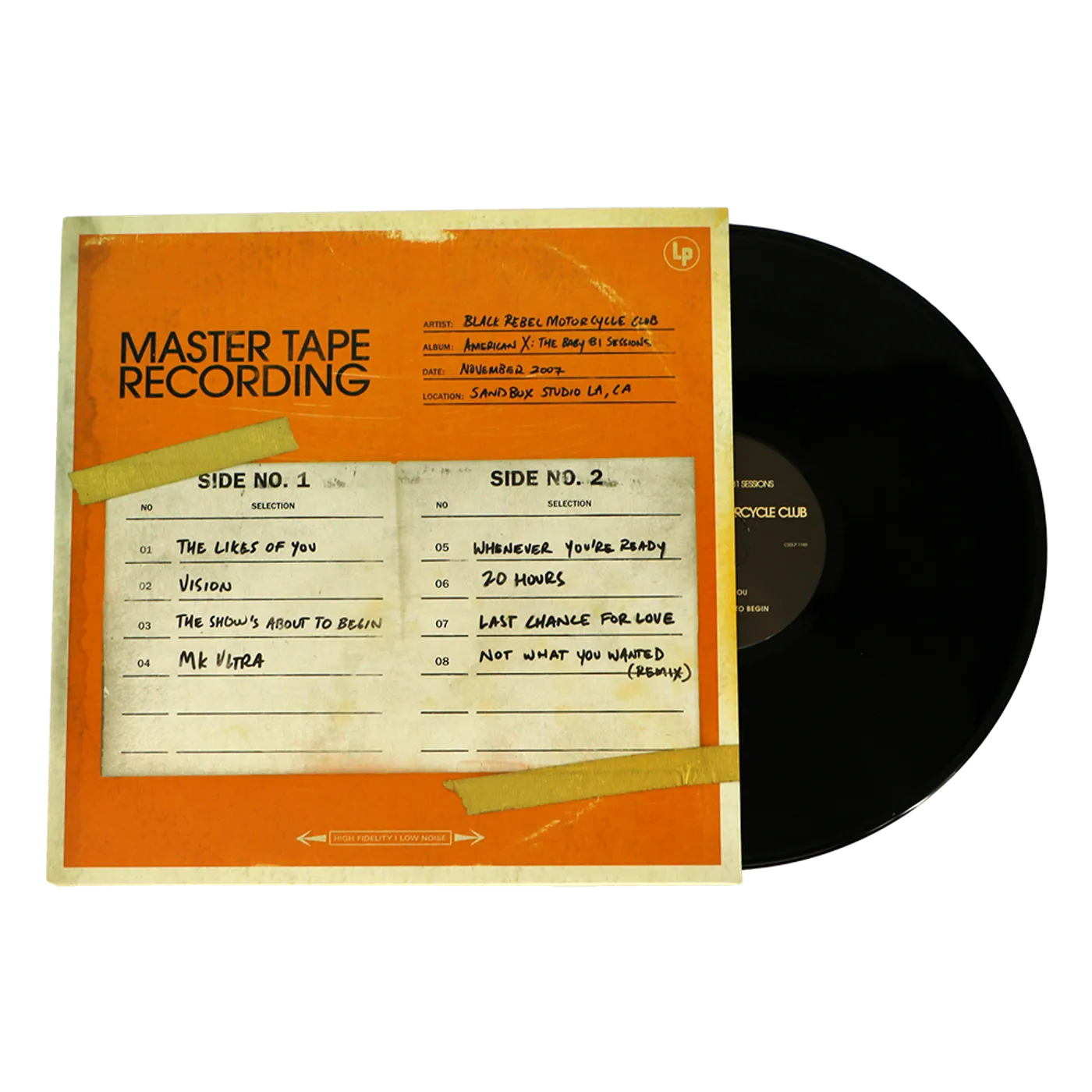 Black Rebel Motorcycle Club® American X (Baby 81 Sessions) Black Vinyl