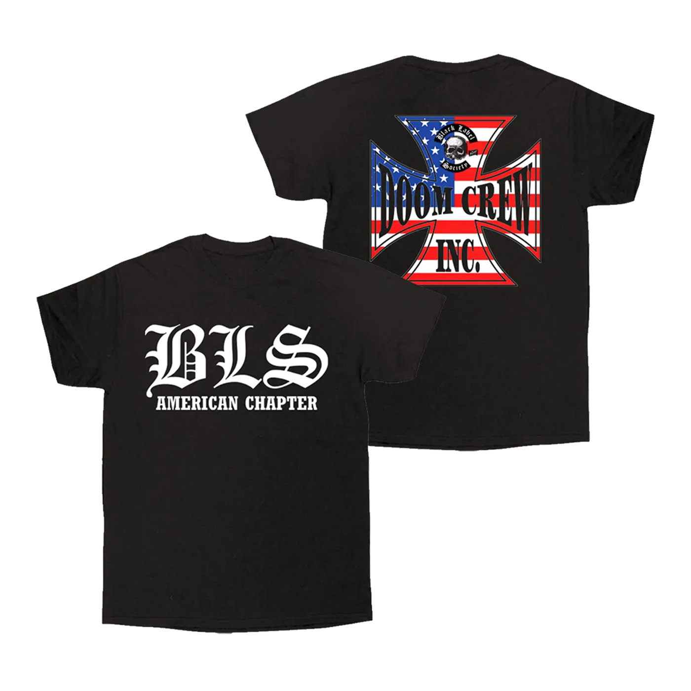 Black Label Society DOOM CREW INC AMERICAN CHAPTER TEE