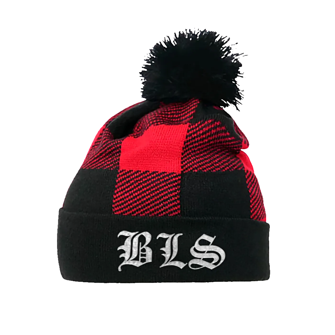 Black Label Society BLS Buffalo Plaid Beanie