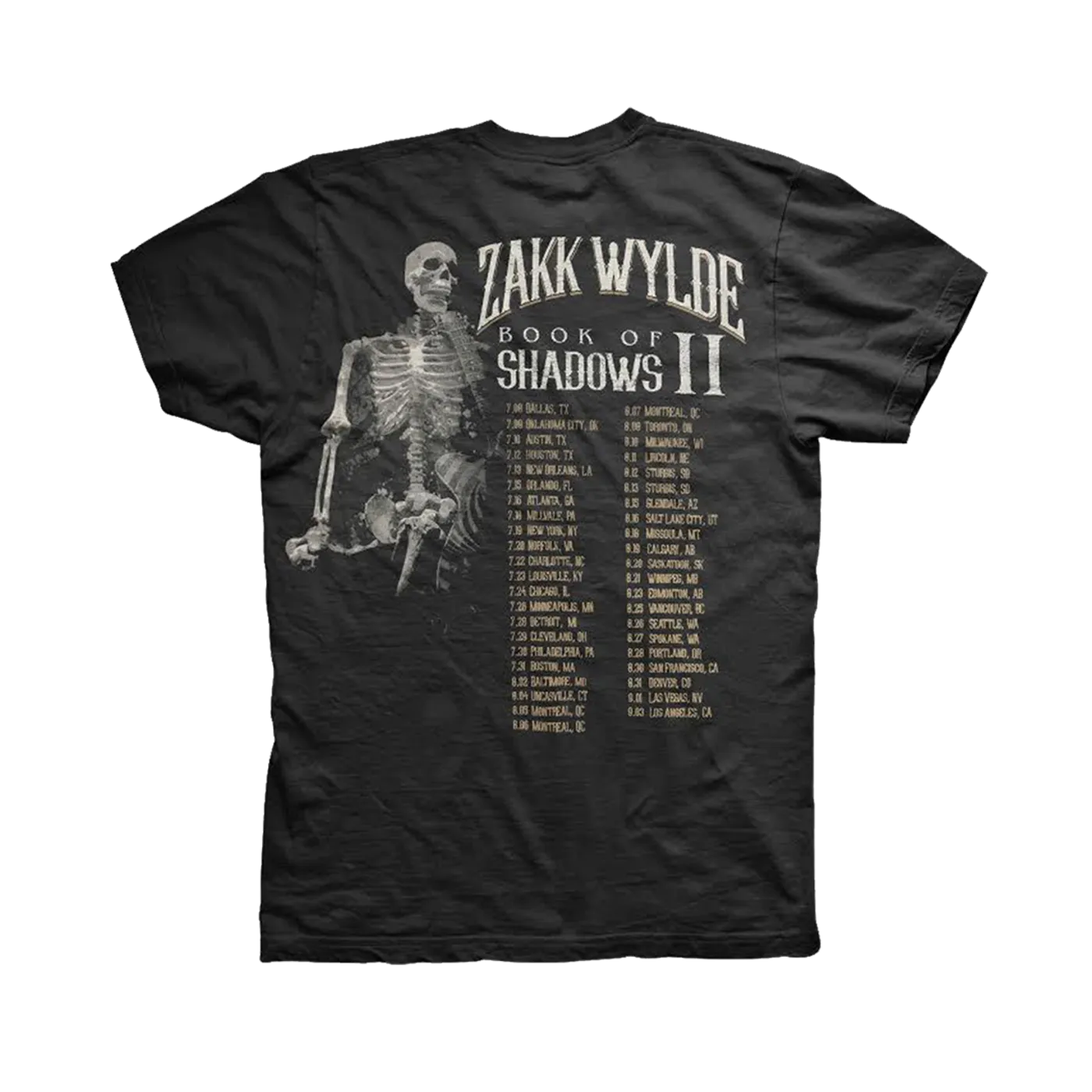 Black Label Society BLS II Summer Tour T