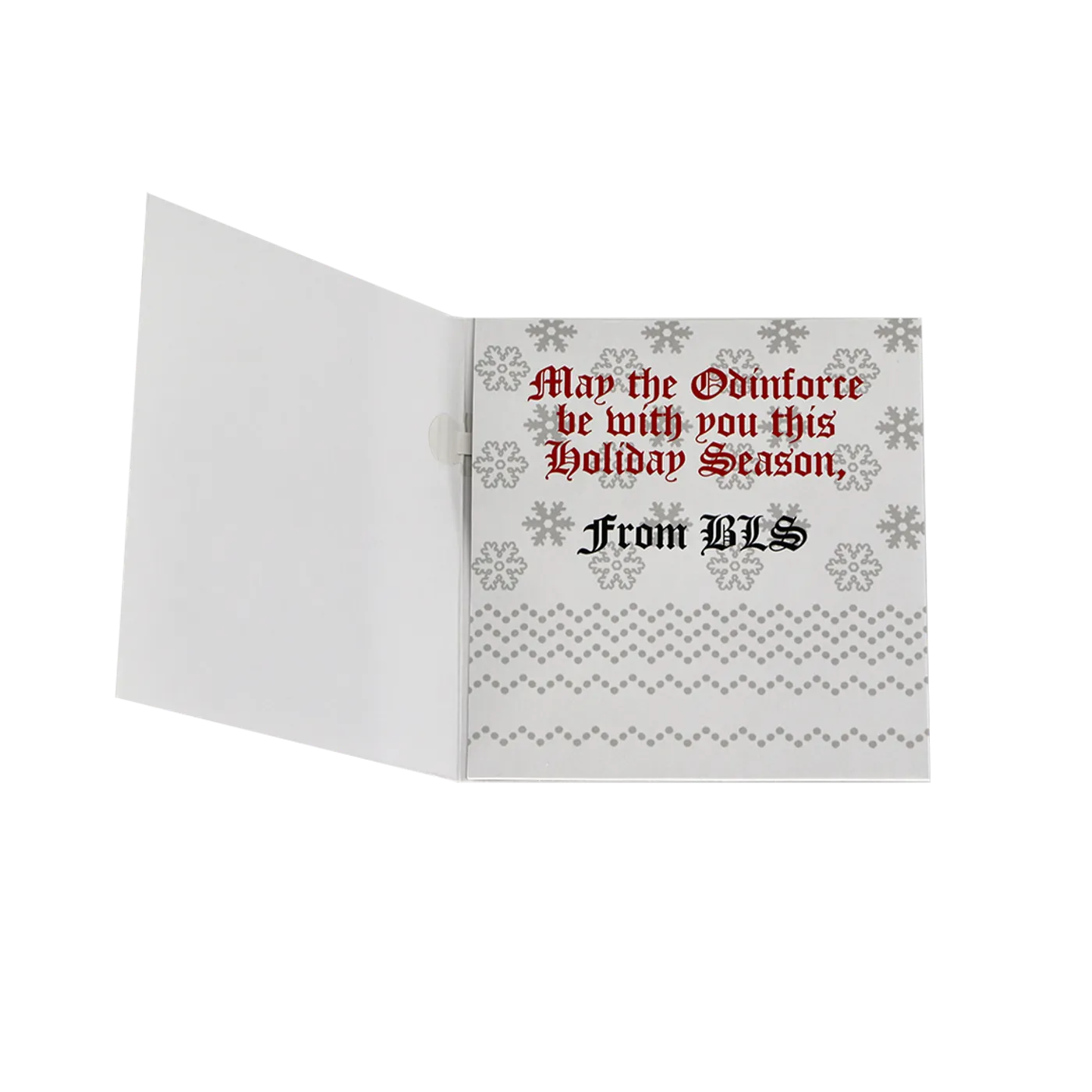 Black Label Society BLS Odin Force Holiday Card