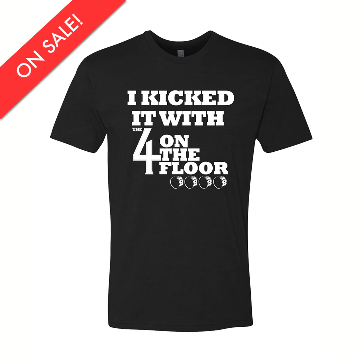 the 4onthefloor I Kicked It Tee - Black