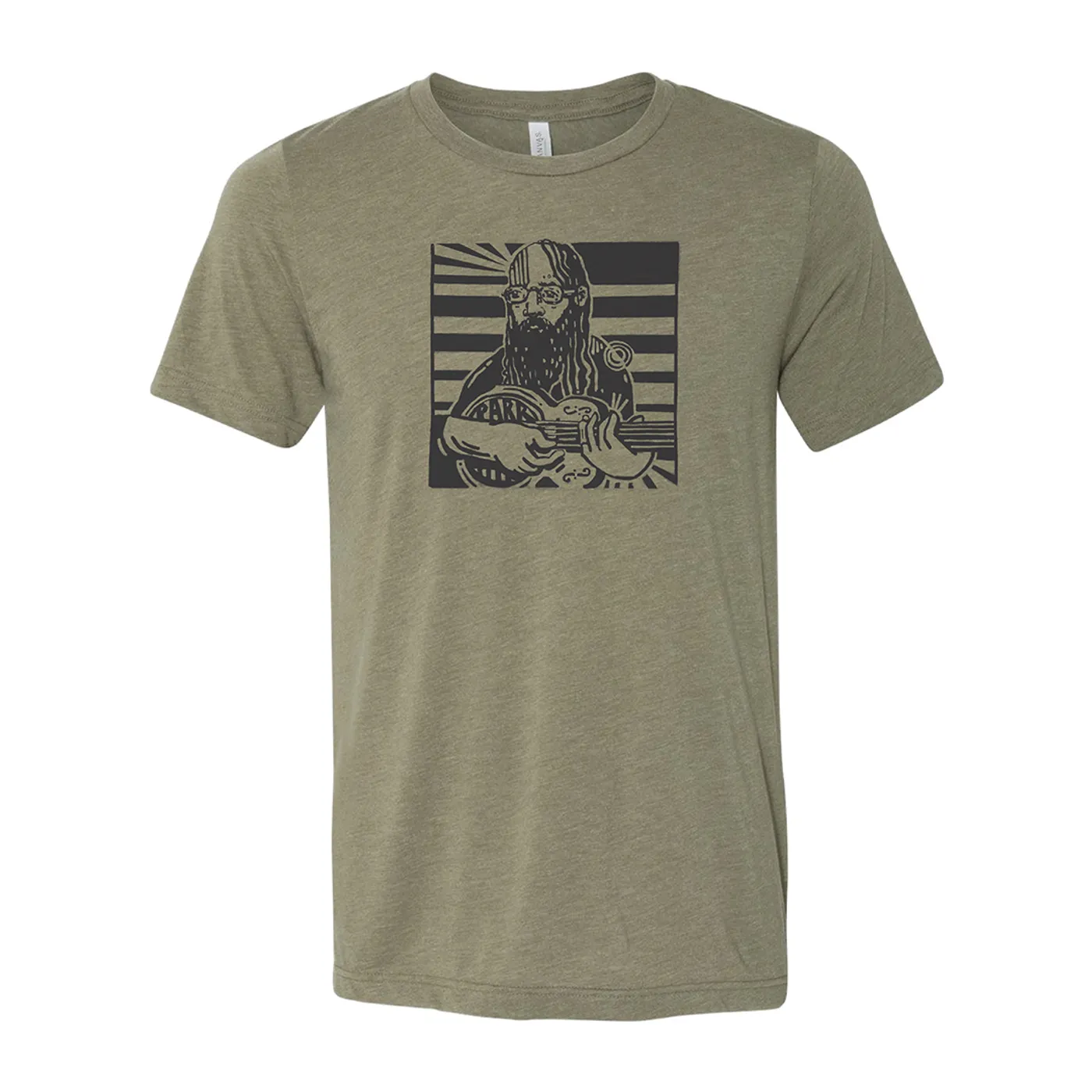Charlie Parr Stamp Tee (Heather Olive)