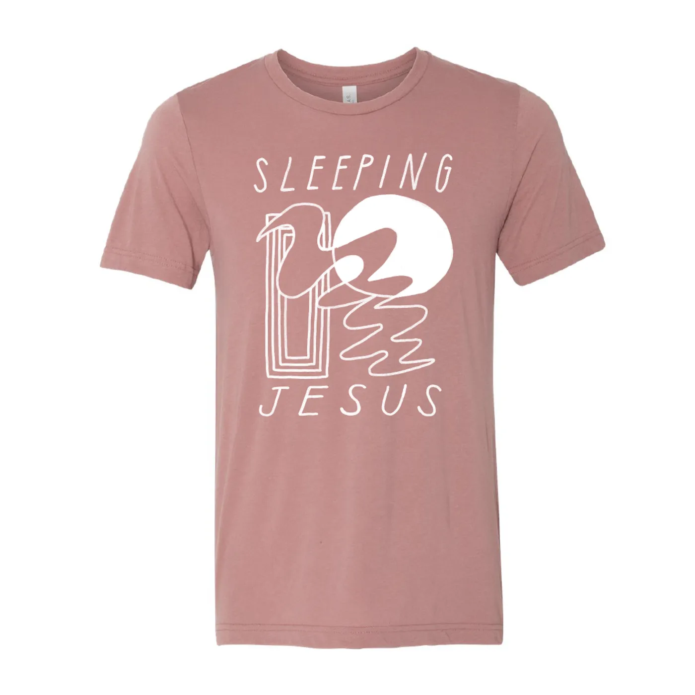 Sleeping Jesus Squiggle T-Shirt