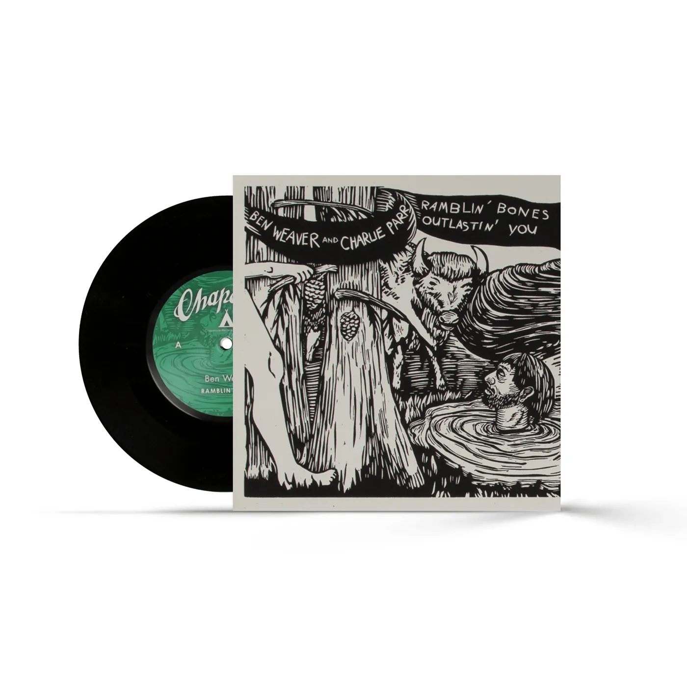 Charlie Parr / Ben Weaver Split 7" (Vinyl)
