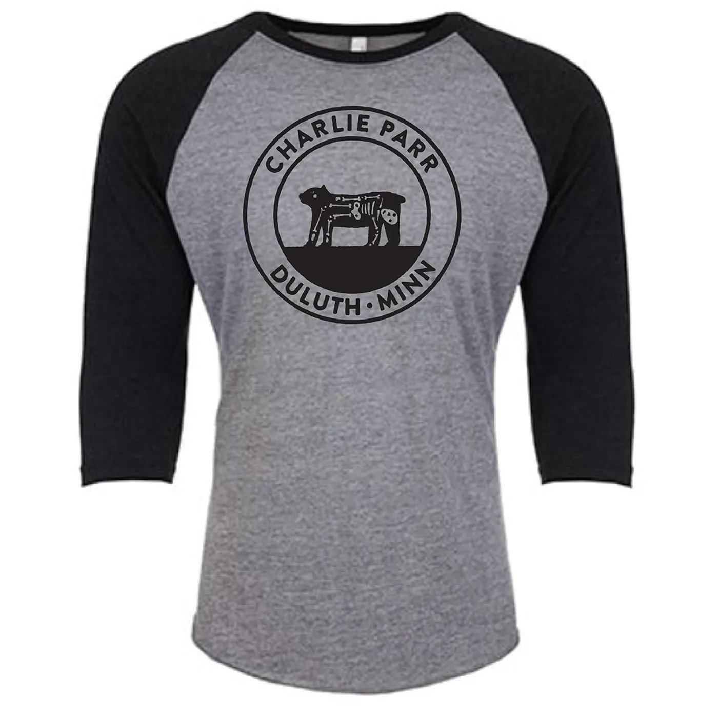 Charlie Parr Bear Bones Baseball Tee