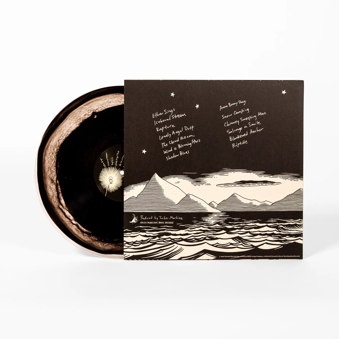 Laura Veirs Carbon Glacier LP (Limited Edition Clear & Black Swirl Vinyl)