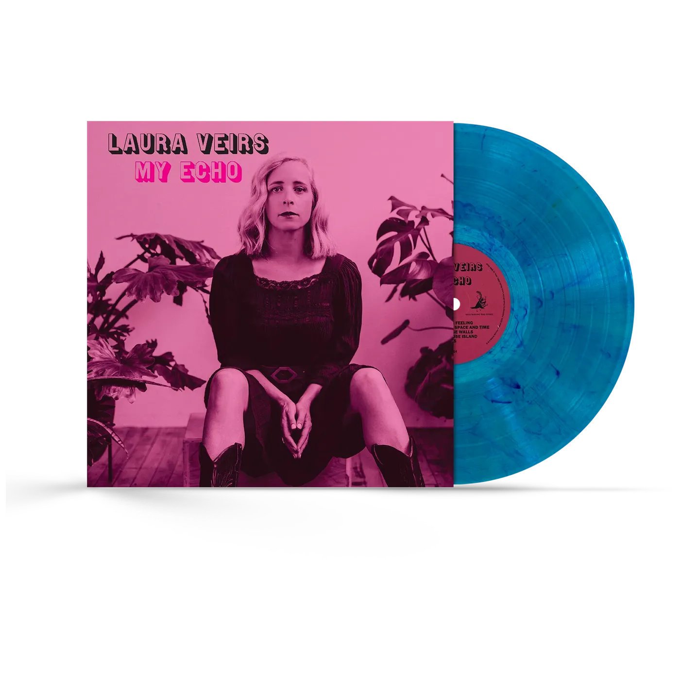 Laura Veirs My Echo Blue Swirl LP (Vinyl)