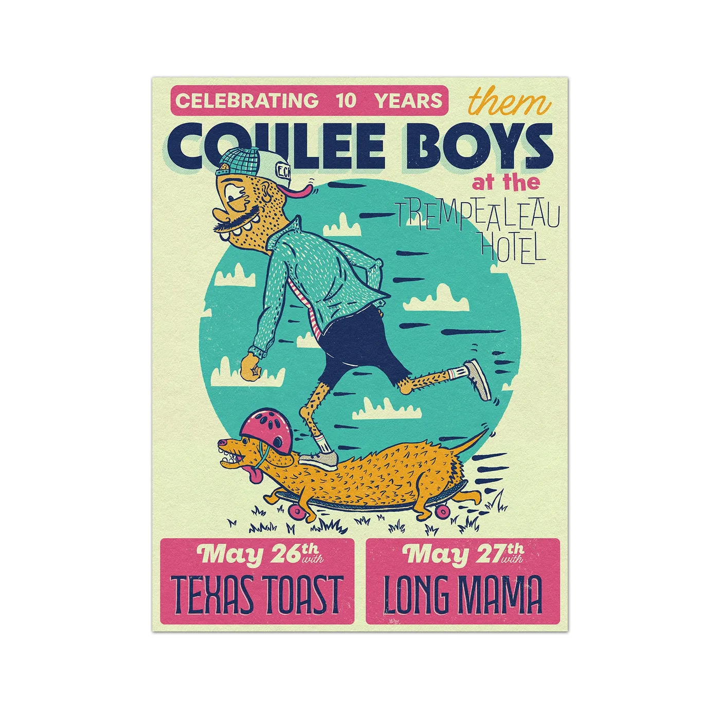 Them Coulee Boys 10 Year Anniversary Poster