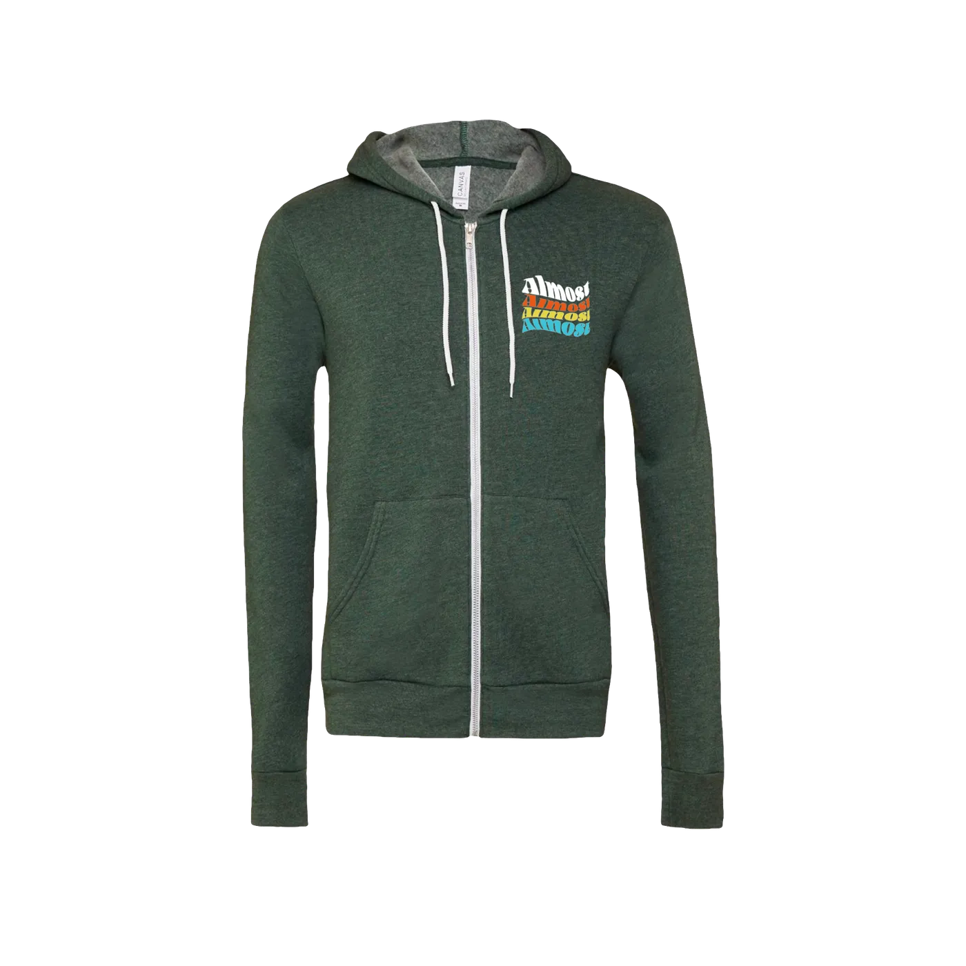 Joe Russo's Almost Dead Almost Wavy Zip Hoodie (Heather Forest)