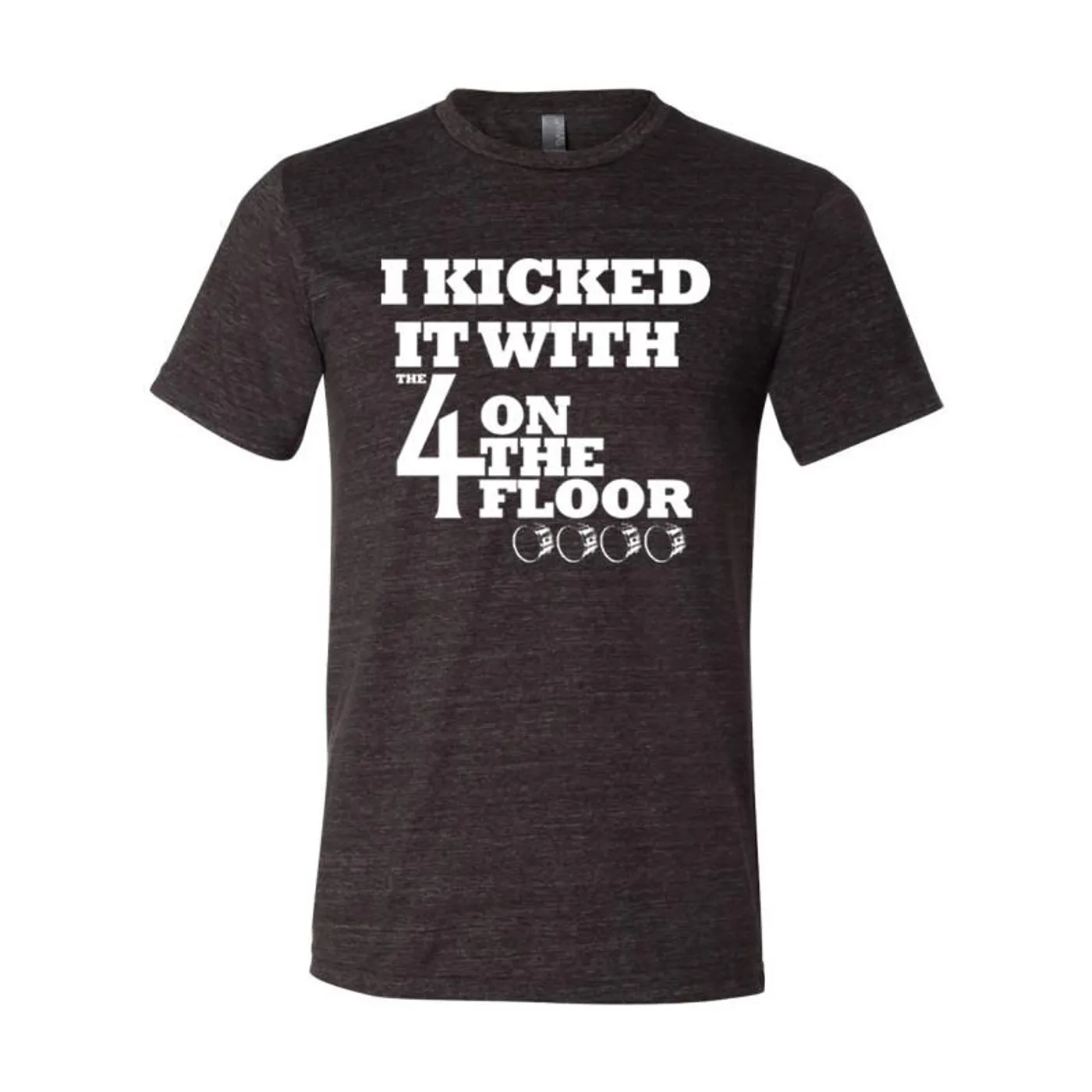 the 4onthefloor I Kicked It Tee - Charcoal