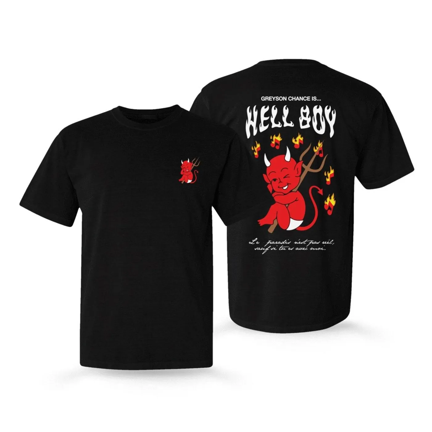 Greyson Chance Hellboy Tee - Black
