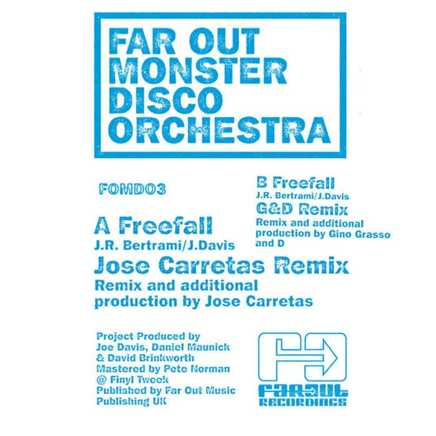 The Far Out Monster Disco Orchestra - Freefall (Remixes) [2011]