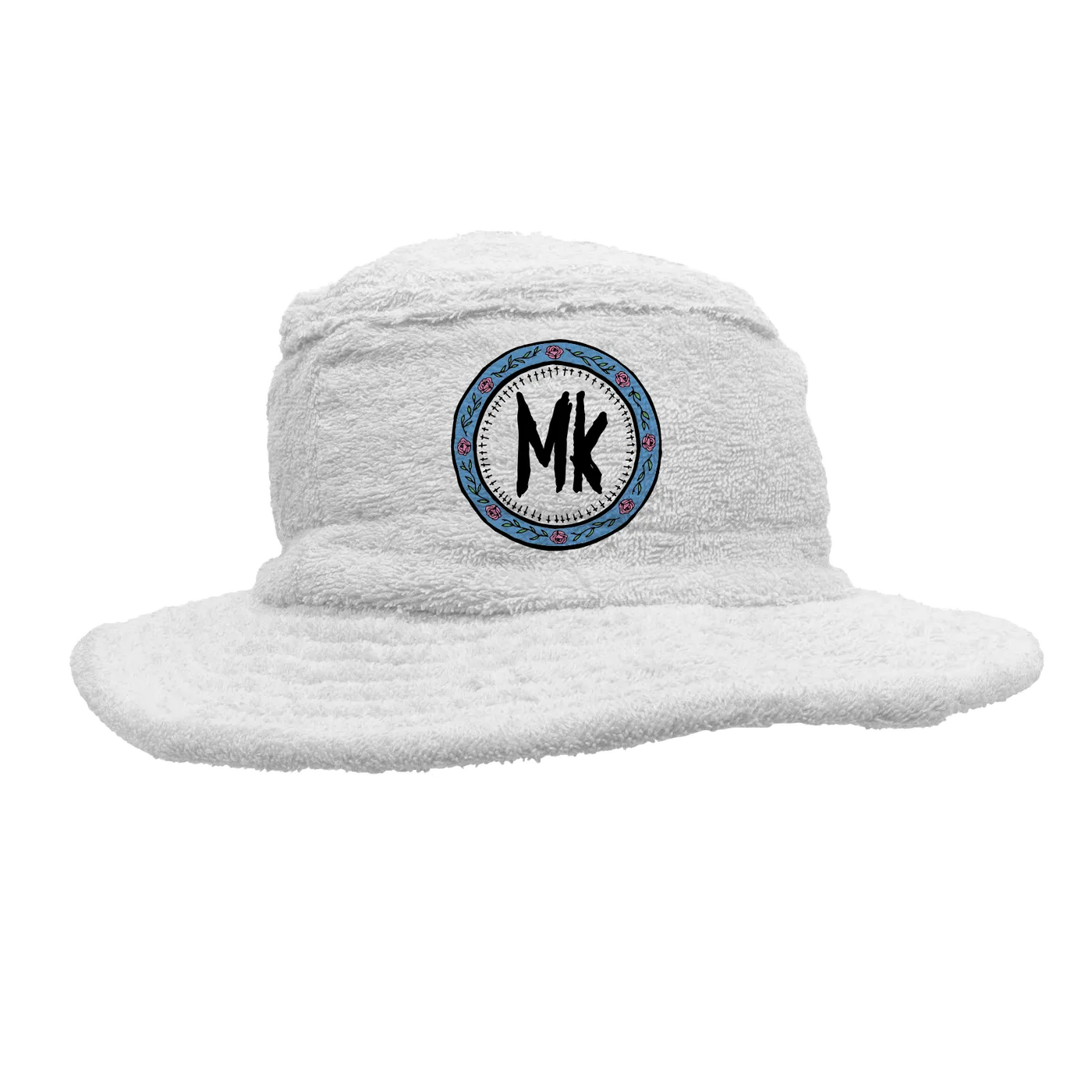 Middle Kids White MK Terry Towelling Hat