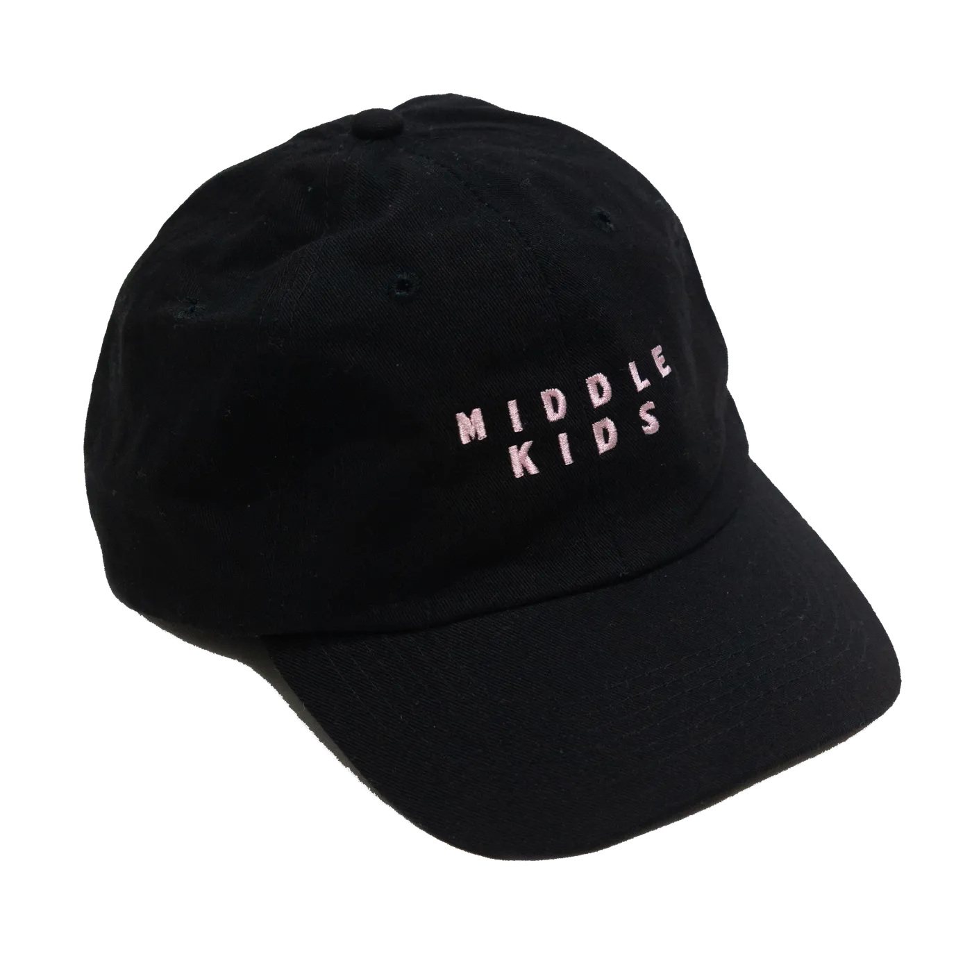 Middle Kids Black Logo Cap