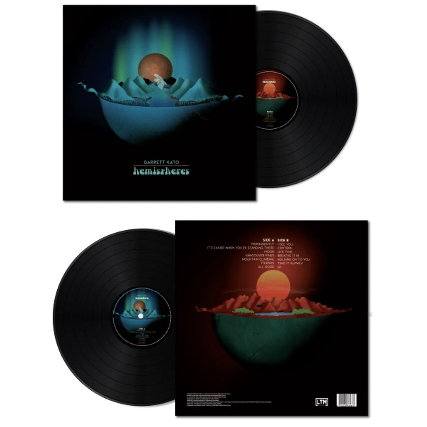 Garrett Kato hemispheres 12" Vinyl (Limited Edition)